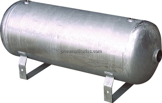 Druckluftbehälter, liegend, 20 l, 11 bar, verzinkt