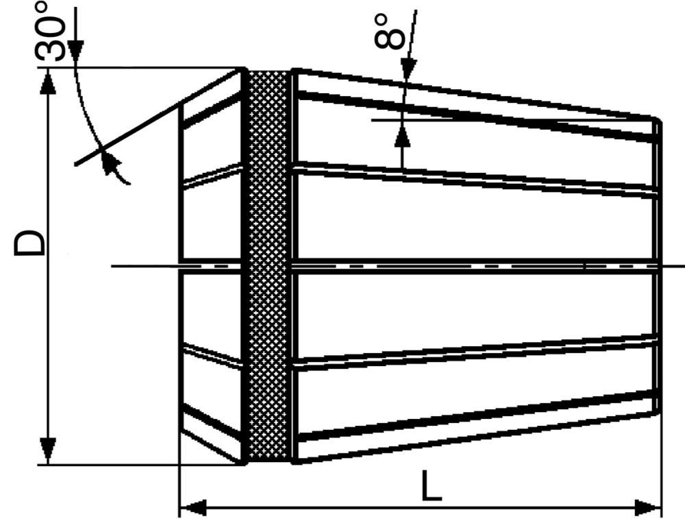 Spannzange DIN6499B HP11 1,0mm FAHRION