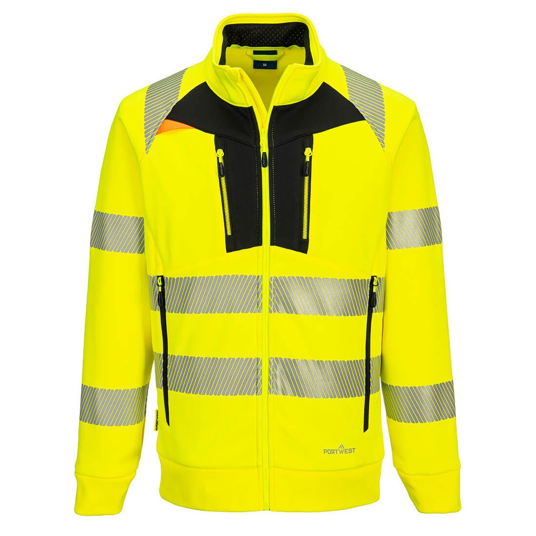 Portwest DX4 Warnschutz-Sweatshirt, Gelb, Gr. S