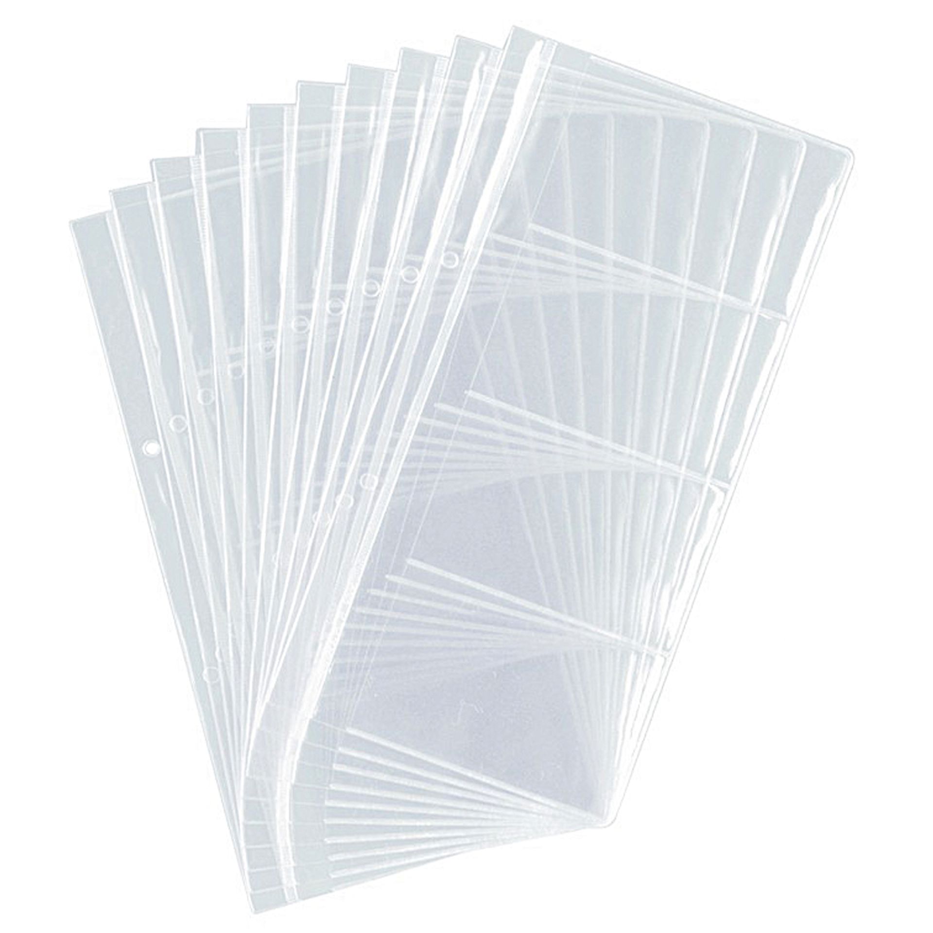 Visitenkartenhülle für 8Karten 90x57mm tr 10 St./Pack.