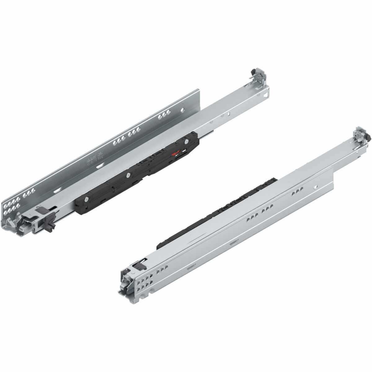 MOVENTO BLUMOTION int./für TOB geeignet/für SERVO-DRIVE geeignet, Vollauszug, Führung, 70 kg, NL=520 mm, für Kupplung, links/rechts, verzinkt