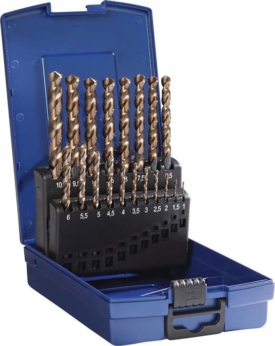PRO HSS-Co5 Spiralbohrersatz, geschliffen