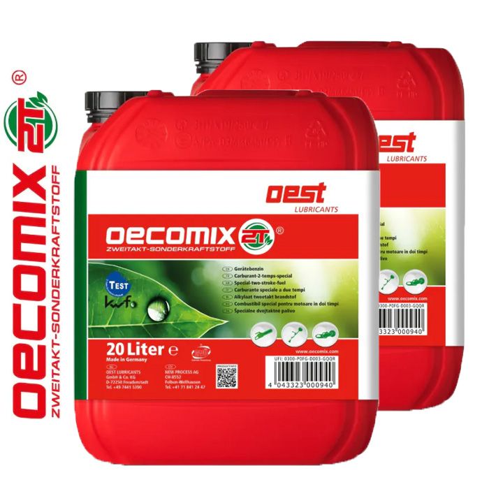 OEST OECOMIX® 2T Sonderkraftstoff - 2 x 20 Liter Gebinde
