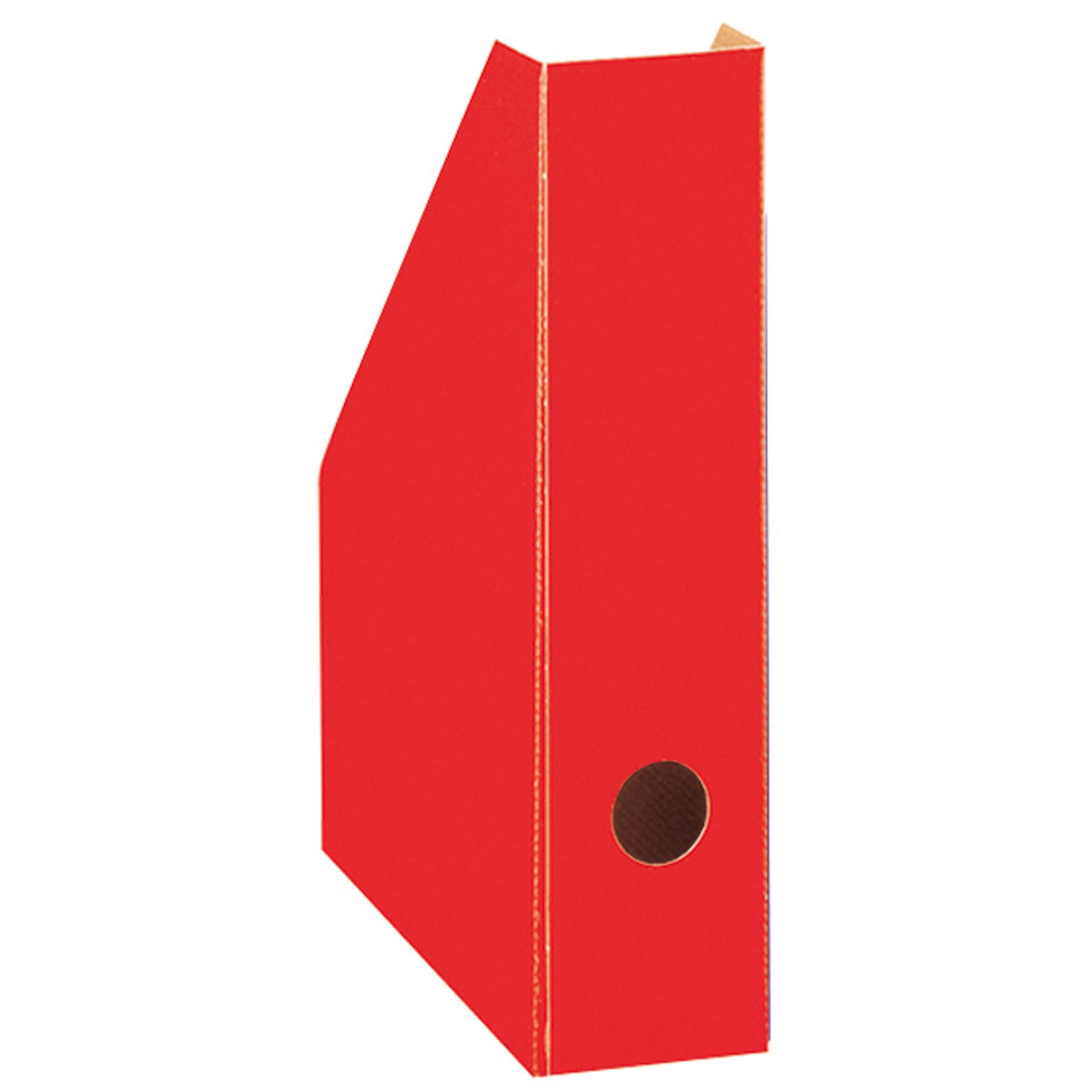Stehsammler Color DIN A4 70mm Karton rot