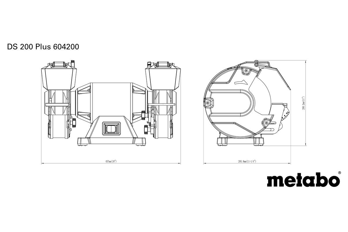 Doppelschleifmaschine DS 200 Plus Metabo