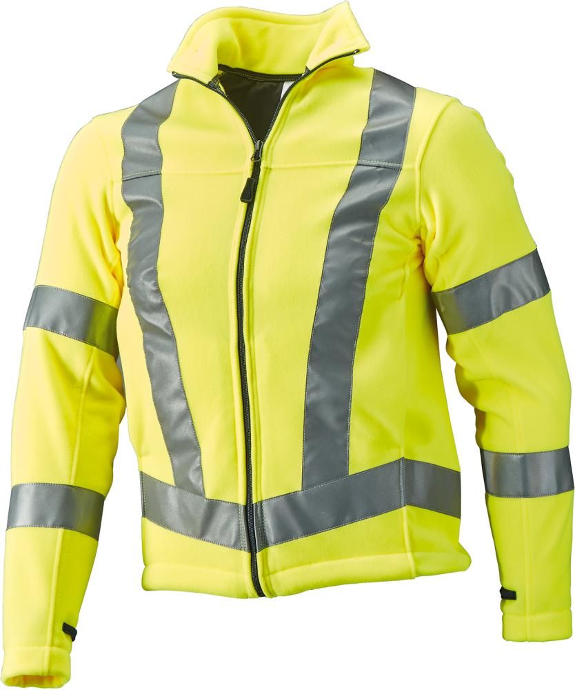 BP 2025-628 Warnschutz-Fleecejacke, Gelb, Gr. XS