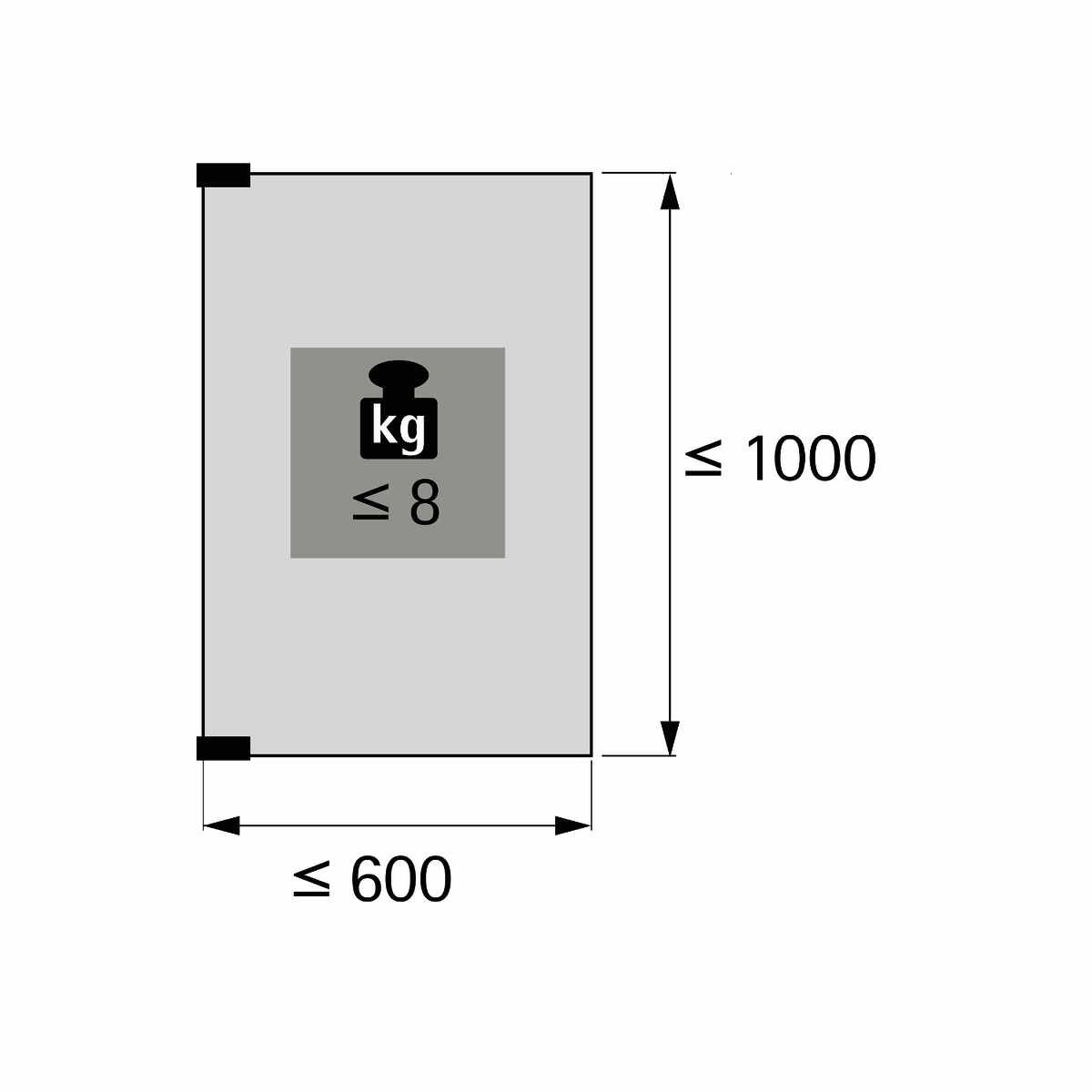 Glastürscharnier Et 5160 Ni