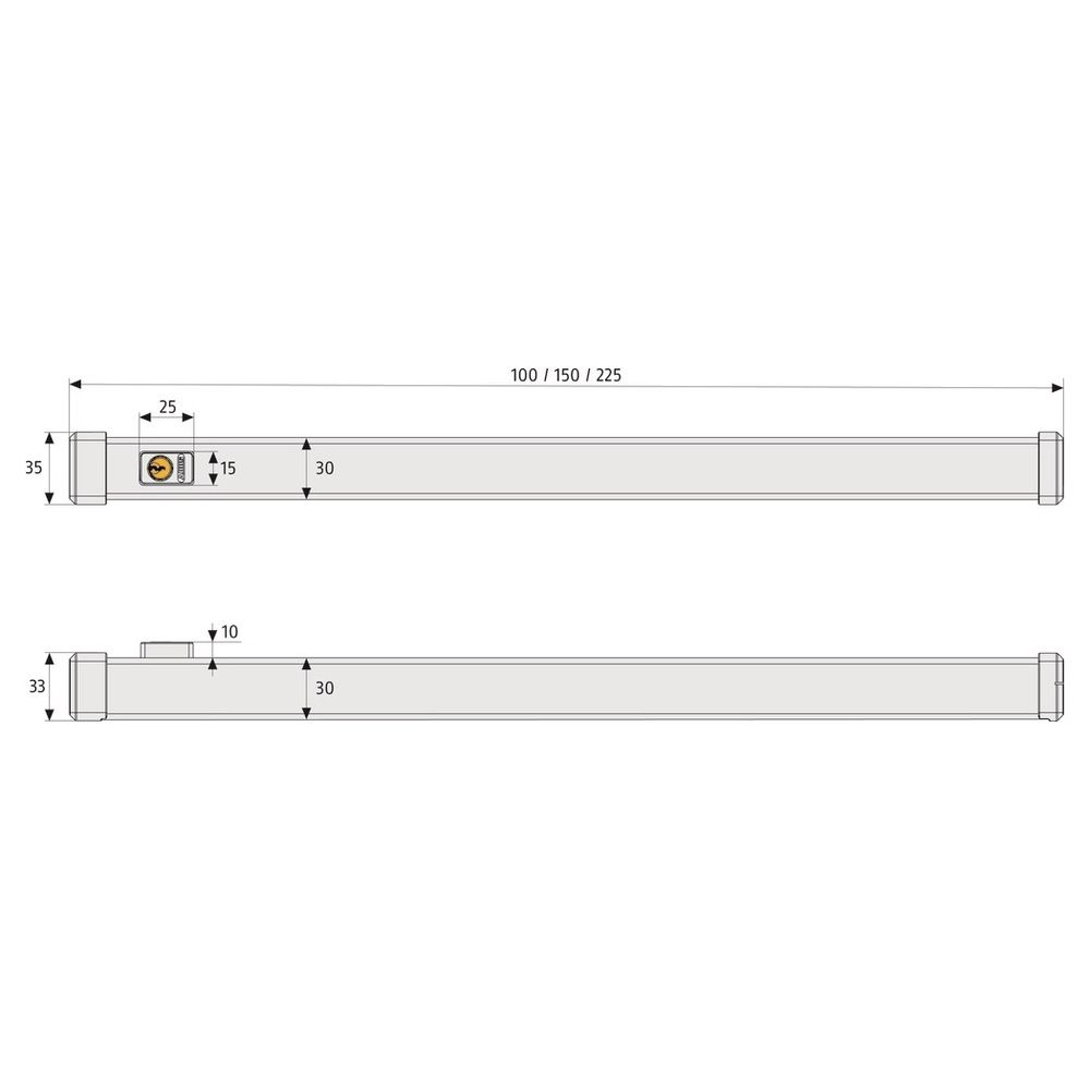 ABUS Fenster-Panzerriegel "FPR217 225 ER"