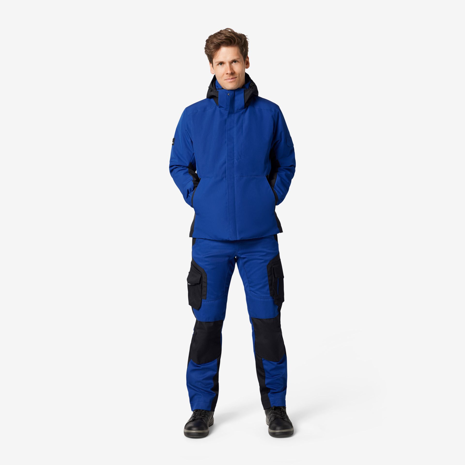 FHB Arbeitshose FLORIAN royalblau-schwarz - Gr. 54