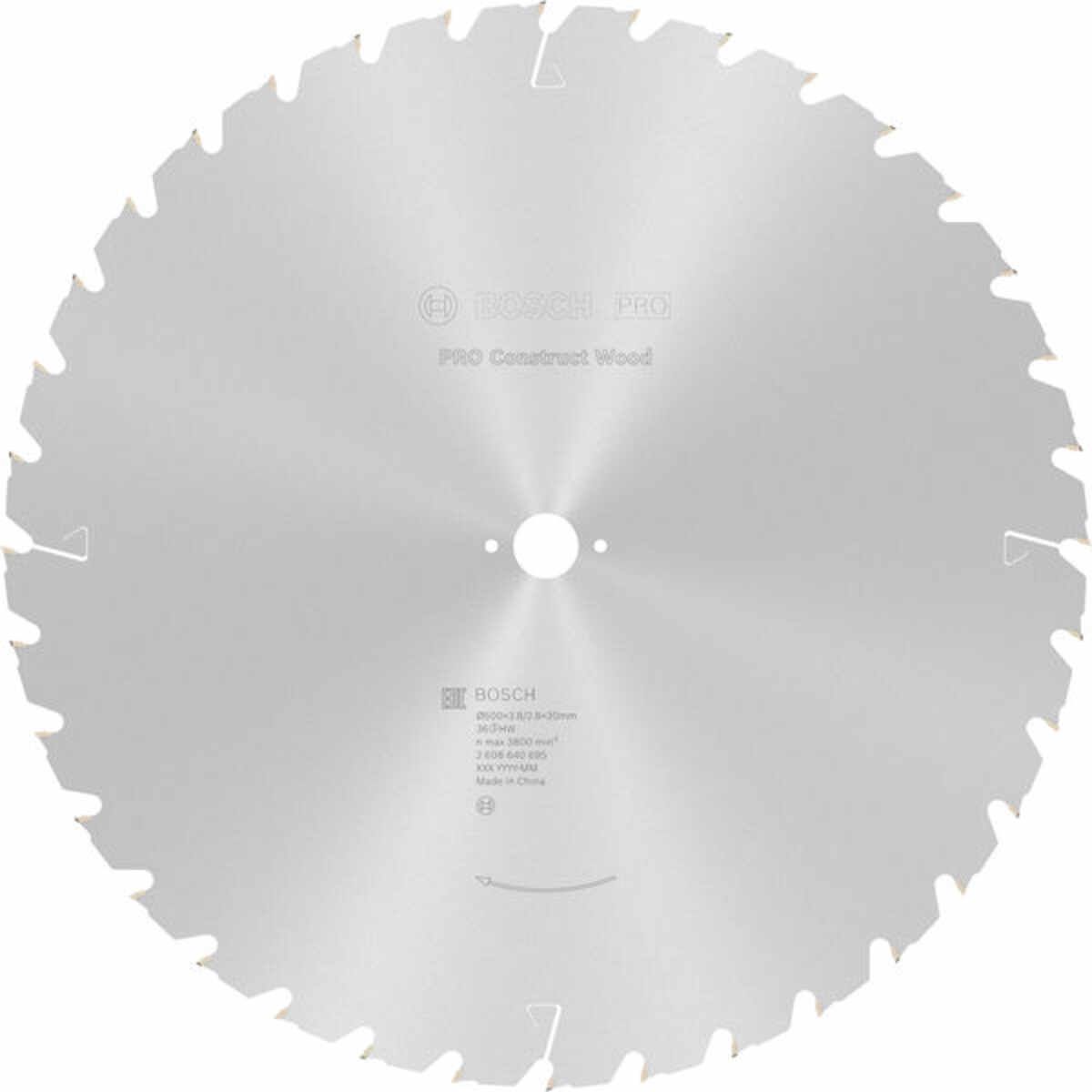 PRO Construct Wood Kreissägeblatt, 500 x 3,8 x 30 mm