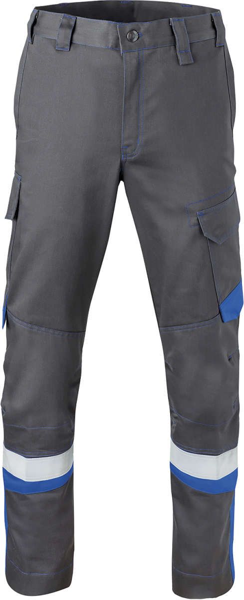 Bundhose, 80340 Gr.48, kohlengrau/blau