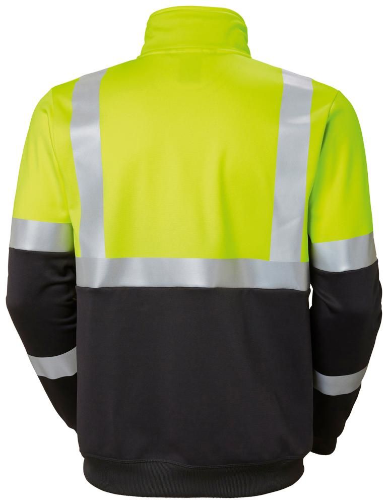Warn-Sweat-ZIP, gelb, Gr.M