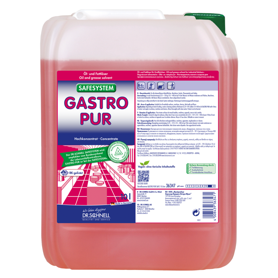 GASTRO PUR Kanister SAFE 10 Liter
