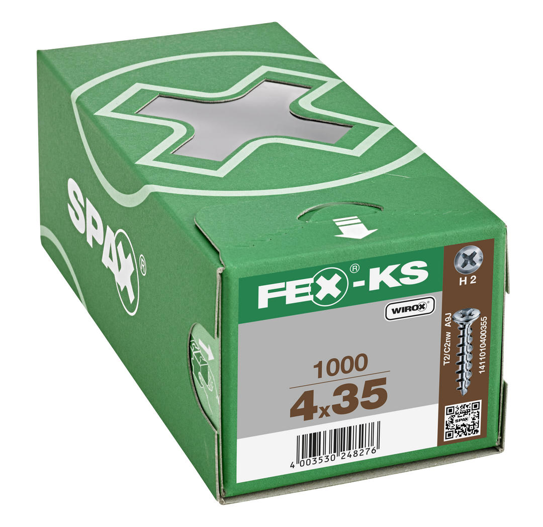 SPAX FEX-KS Senkkopf Kreuzschlitz H Spezialgewinde