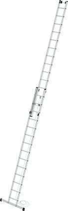 Alu-Seilzugleiter 2x14 Sprossen Leiterlänge 4,18m eingef.Arbeitshöhe bis 8,30 m