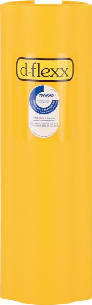 Regalanfahrschutz Alfa gelb H600 mm B75-100 mm