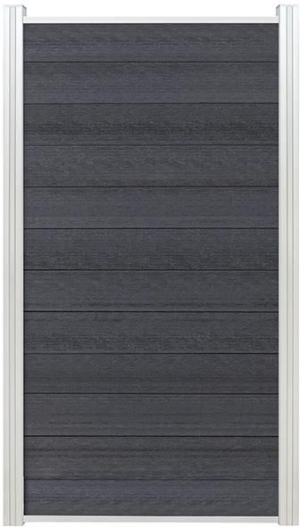 ECOSTECK- Set Aluminium für ein SCHMALELEMENT 32/25x20x900mm, SILBER, Start & Abschluss