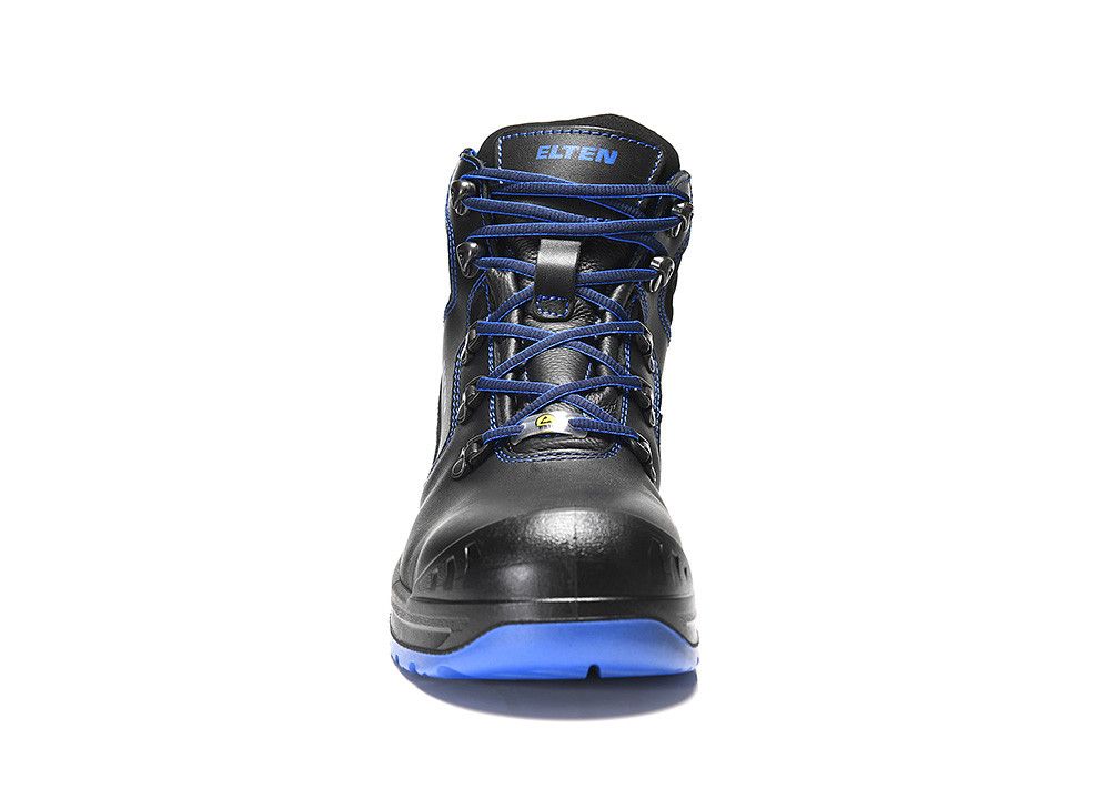 Damen-Sicherheitsschnürstiefel LENA black-blue Mid ESD S3, Gr. 34