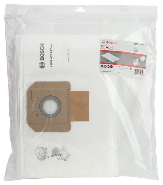 BOSCH Vliesfiltersack, (5 Stück)