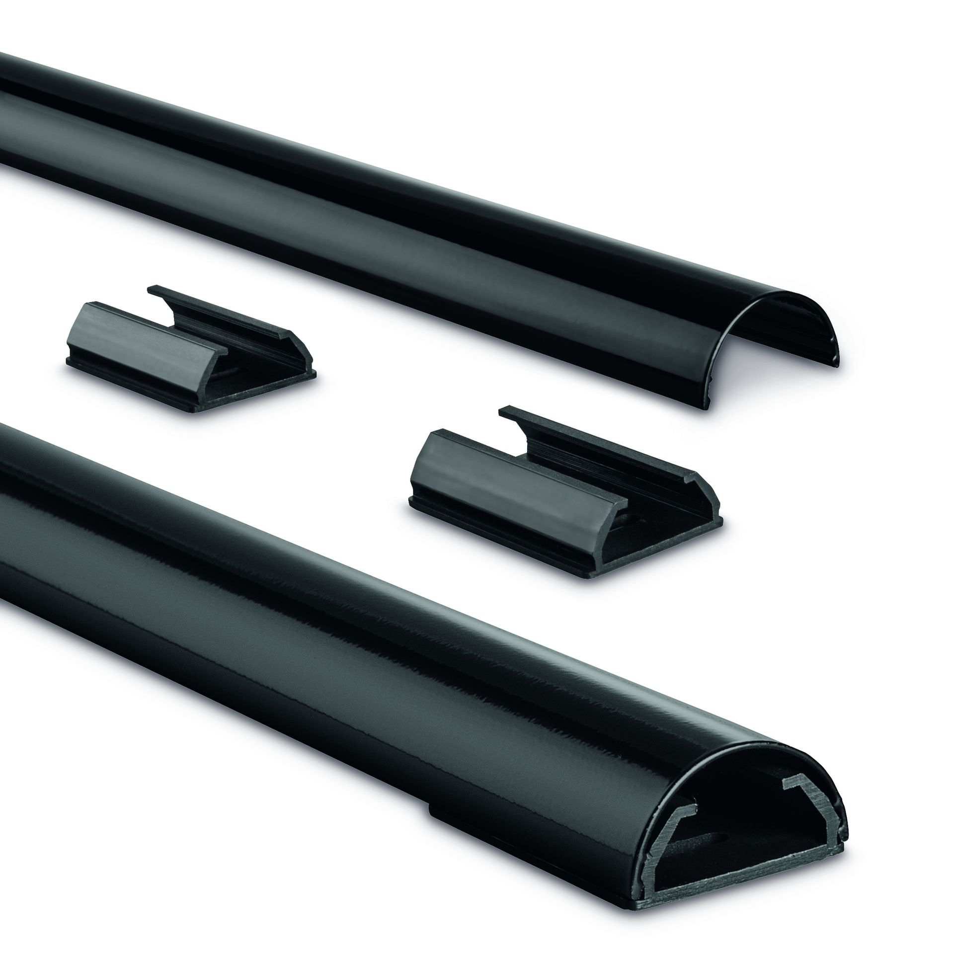 Kabelkanal halbrund 110cm sw