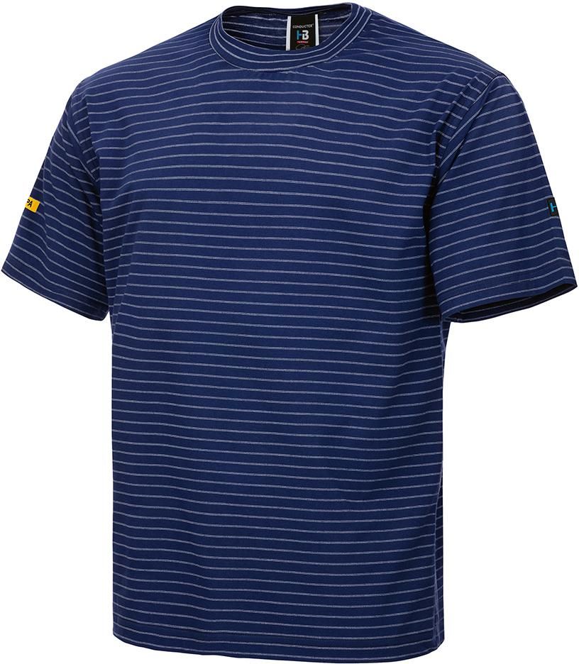 Cotton Knit T-Shirt, navy, Gr. XL