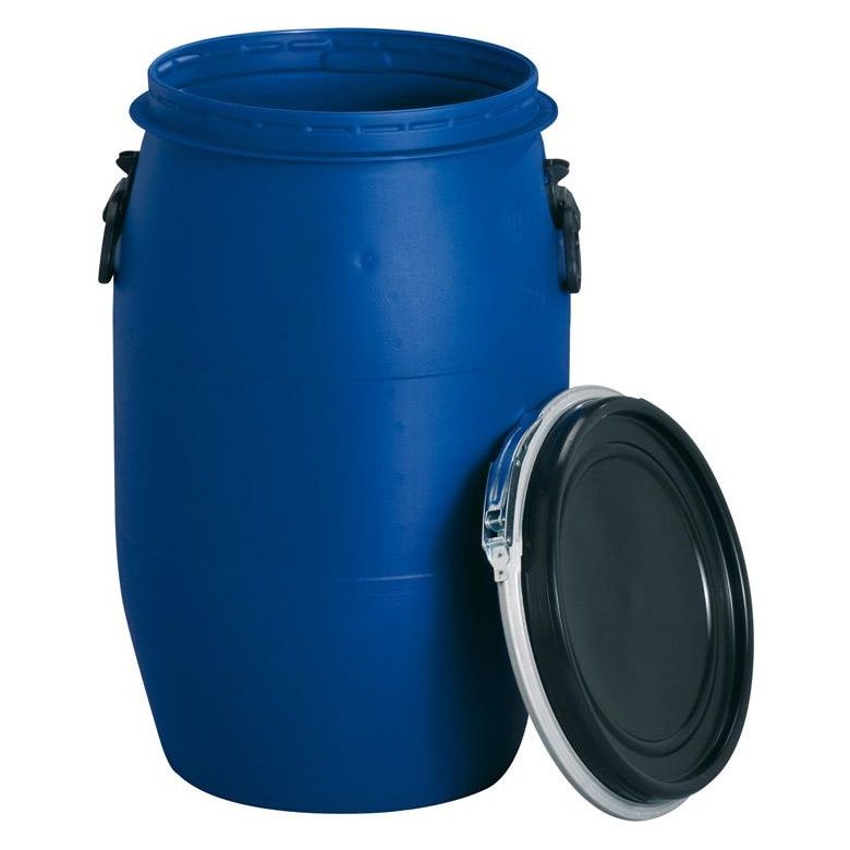 Weithalsfass blau, Volumen: 60 Liter