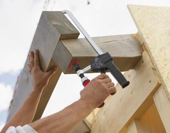 Einhandzwinge EHZ mit 2-Komponenten-Heft 300x100mm BESSEY