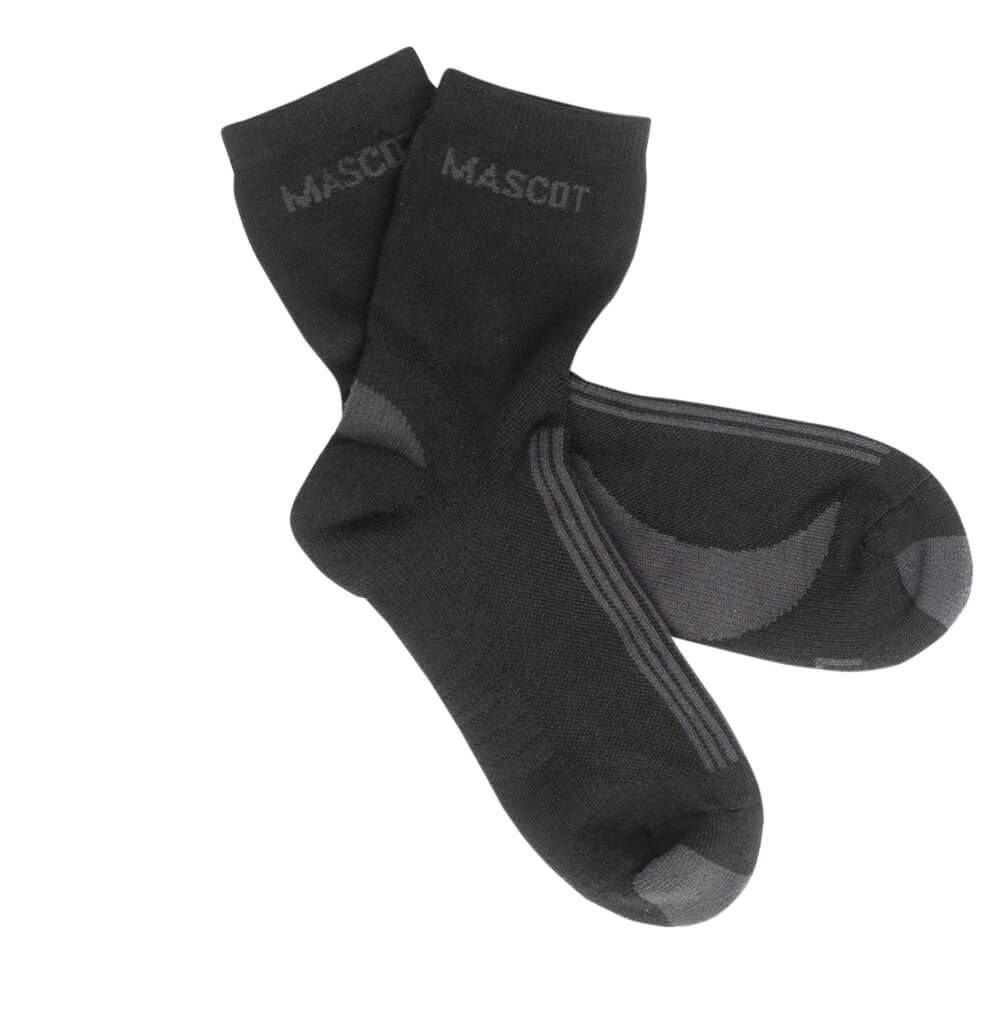 Socken MASCOT® Asmara Schwarz/Dunkelanthrazit, 36/38ONE
