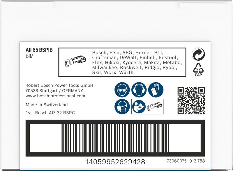 Bosch PRO AII 65 BSPIB Blatt