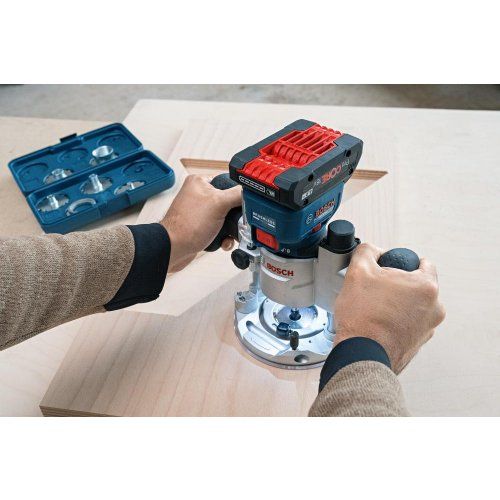 Akku Kantenfräse GKF 18V-8 solo Bosch ohne Akku ohne Ladegerät L-Boxx