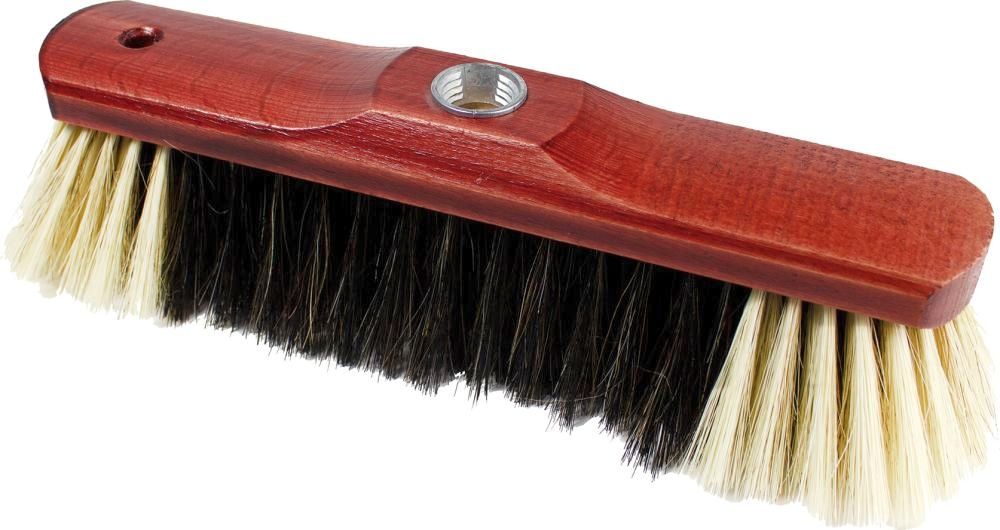 Stubenbesen, 28cm lang m.Naturhaar-Mischung Gewinde