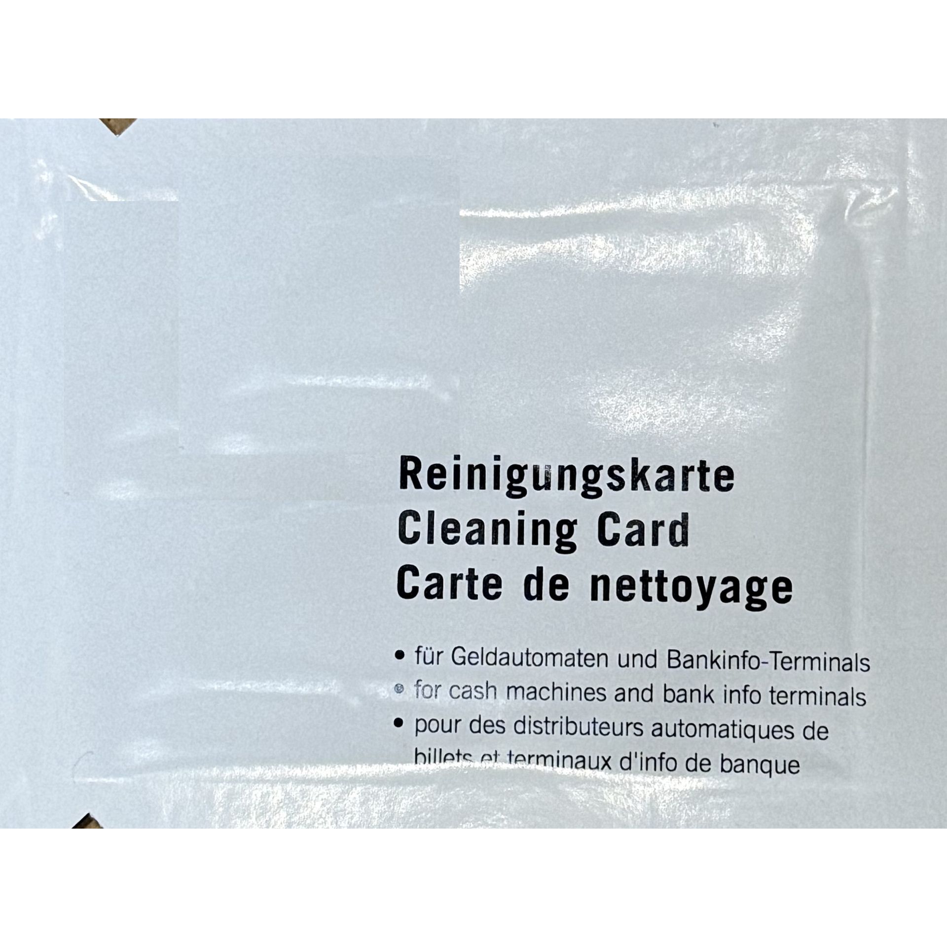 Reinigungskarte Hybridkartenleser