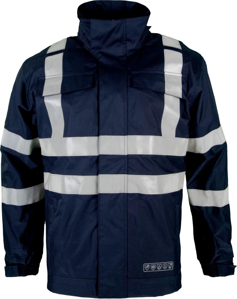 Multinorm-Parka 3850B blau, Reflex, Gr.2XL Gr.2XL