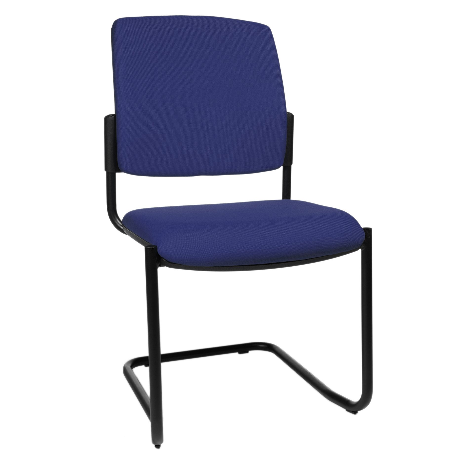 Besucherstuhl B to B 20 o.Arml bl