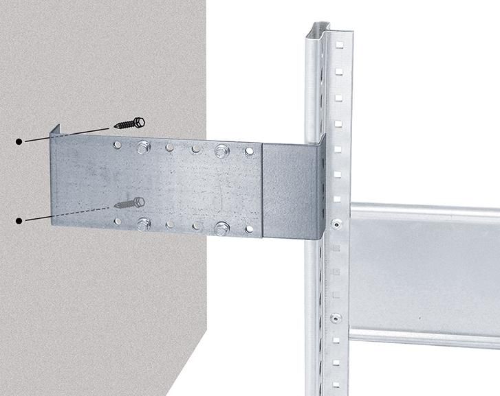 Wandhalter L 175-325 mm für Reifenregal SCHULTE Lagertechnik