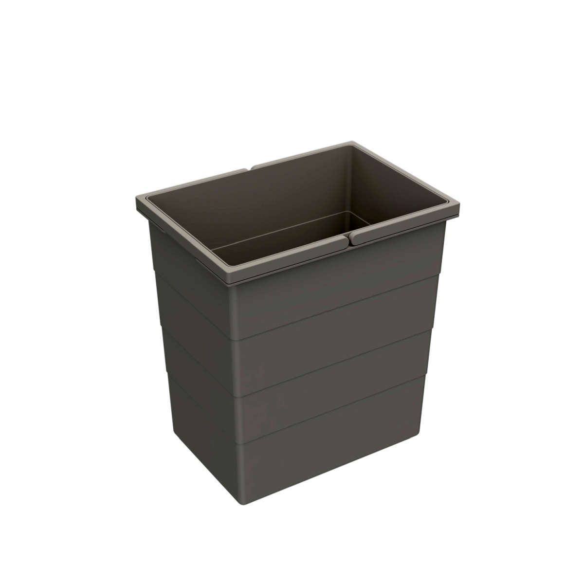 Eimer 20 l, Kunststoff, grau, B x T x H 320 x 226