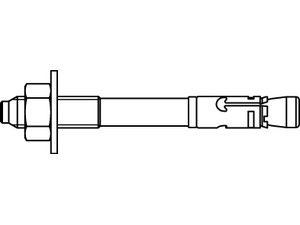 ART 88561 FISCHER-Ankerbolzen St./gal Zn FAZ II Plus 12/ 20 GS S
