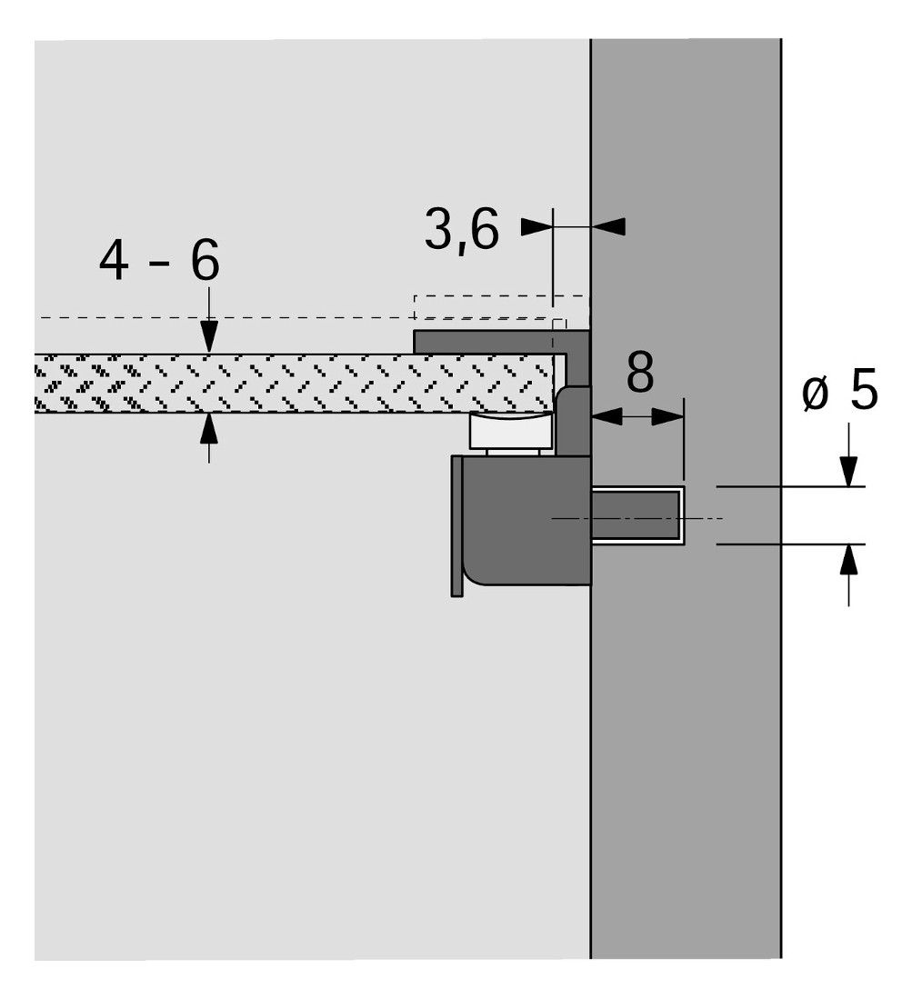 HETTICH Glasbodenträger
