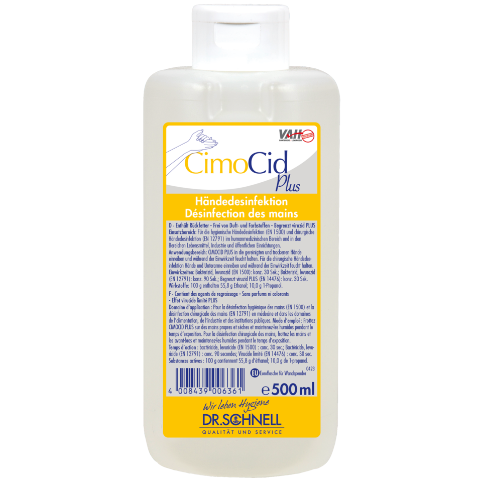 CIMOCID PLUS Spenderflasche EURO 1000 ml
