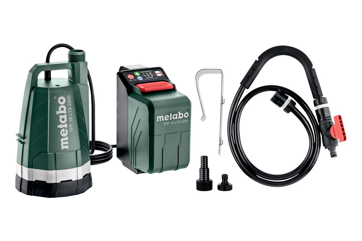 Akku-Tauchpumpe solo TPF 18 LTX 2200 Metabo ohne Akku ohne Ladegerät Karton