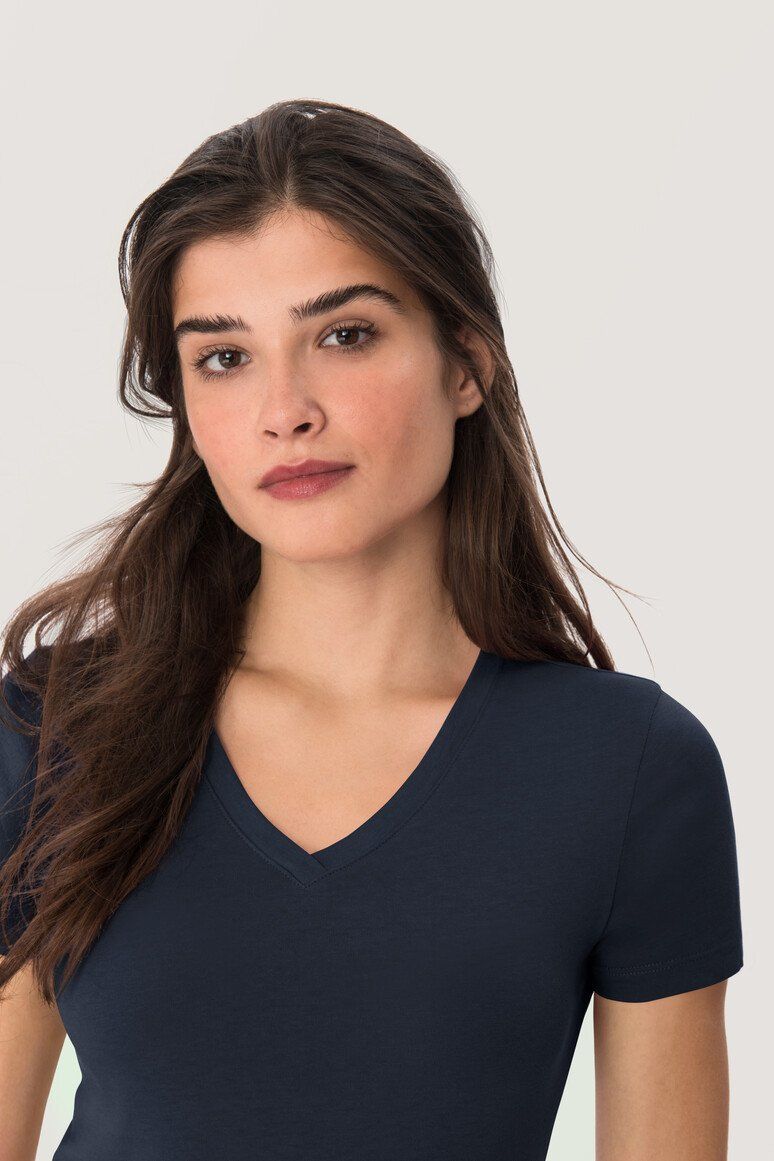 HAKRO Damen V-Shirt Classic 126