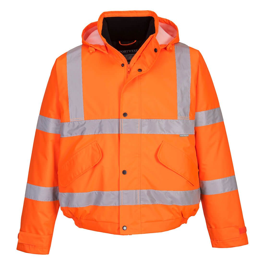 Portwest S463 Warnschutz-Winterjacke, Orange, Gr. 6XL