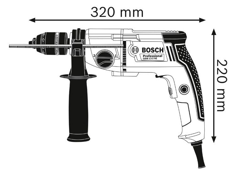 BOSCH Bohrmaschine im Karton
