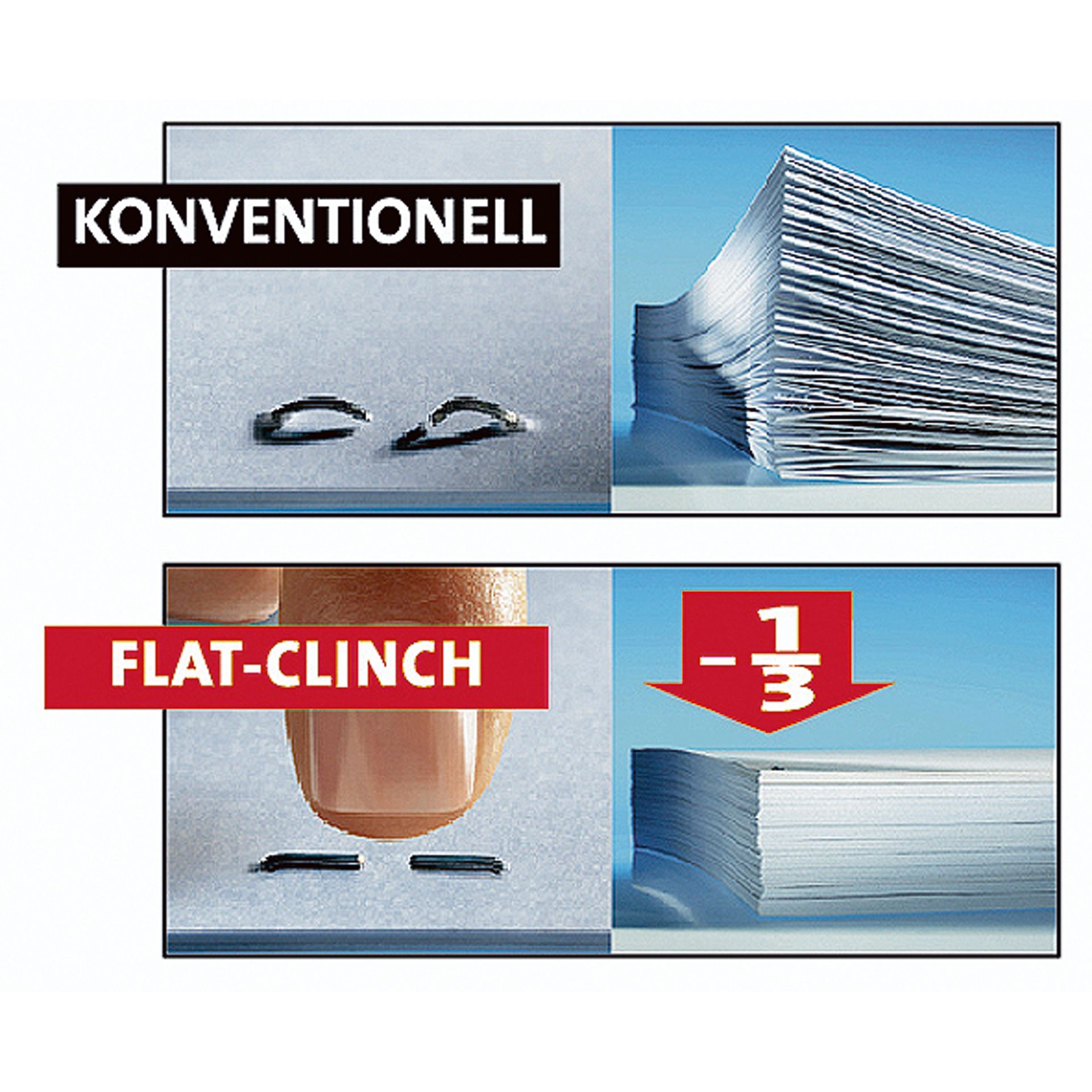 Heftgerät B5 FC 50Blatt blau