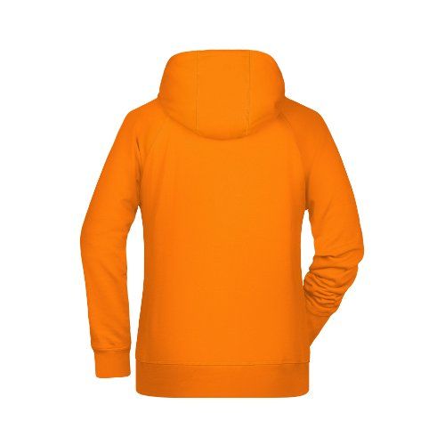 James & Nicholson 8023 Damen-Sweatshirt, Orange, Gr. L