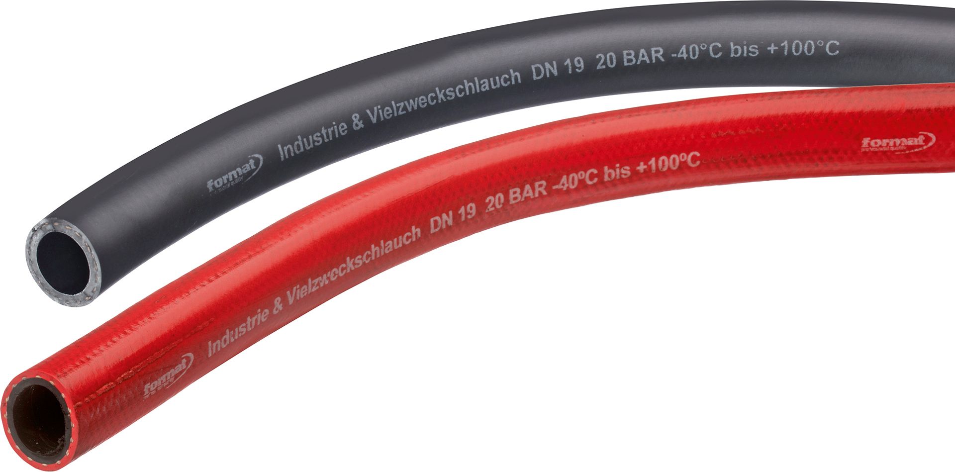 FORMAT EPDM Industrie-/Vielzweckschlauch schwarz