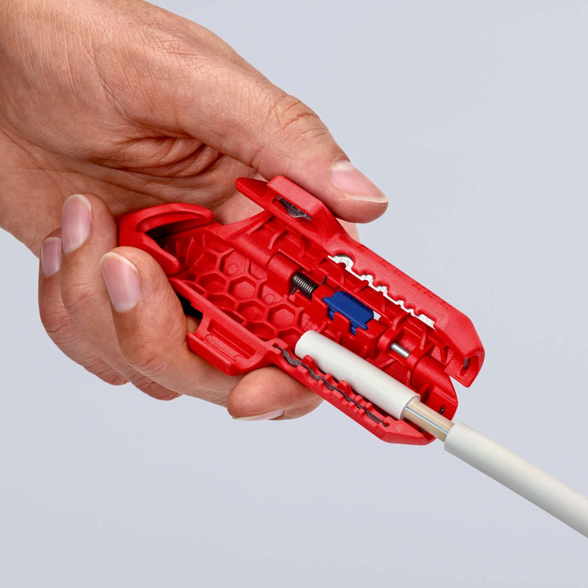 KNIPEX 16 95 02 SB ErgoStrip® Universal-Abmantelungswerkzeug für Linkshänder 135 mm