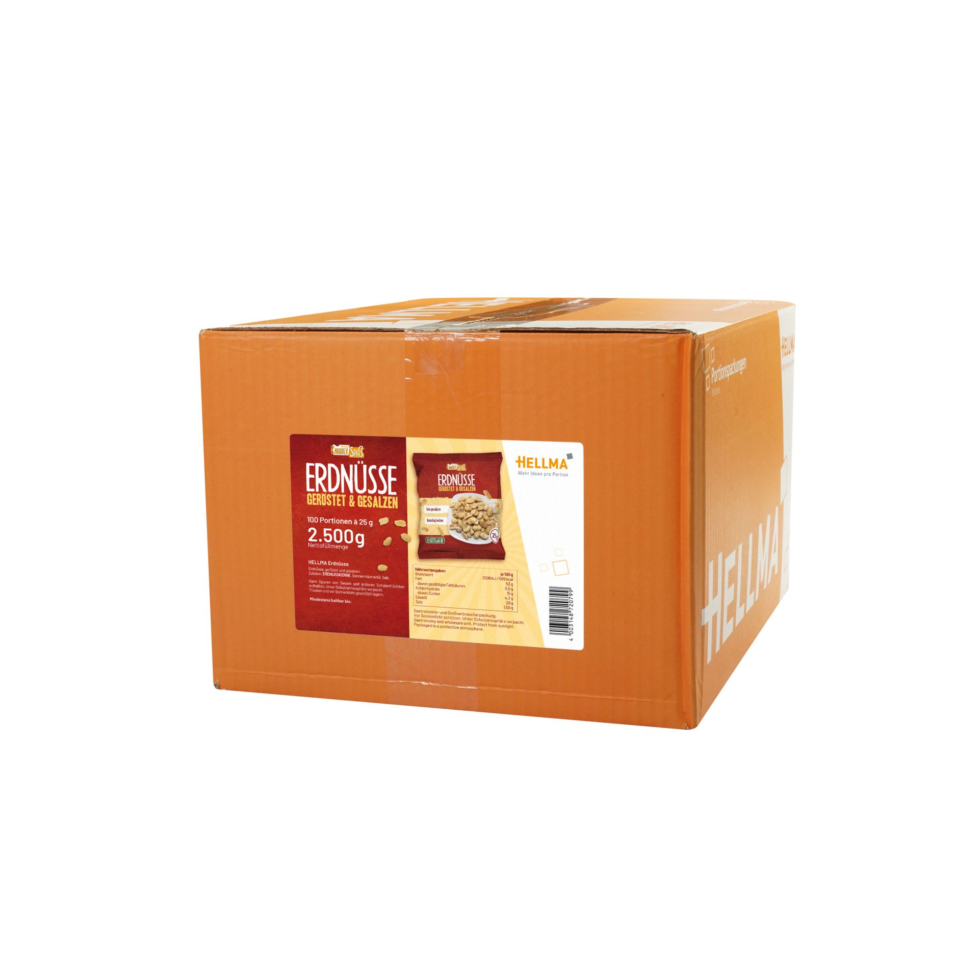 Erdnüsse 25g 100 St./Pack.