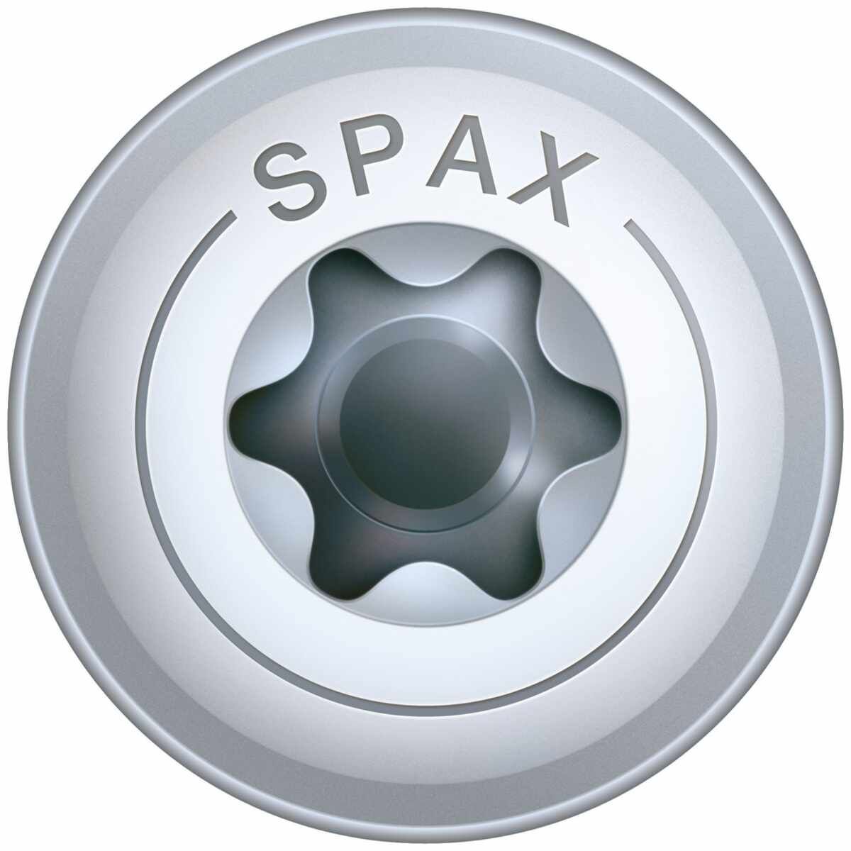 SPAX Holzbau Tellerkopf, 6 x 220 mm, 50 Stück, Teilgewinde, T-STAR plus T30, 4CUT, WIROX - 0251010602205