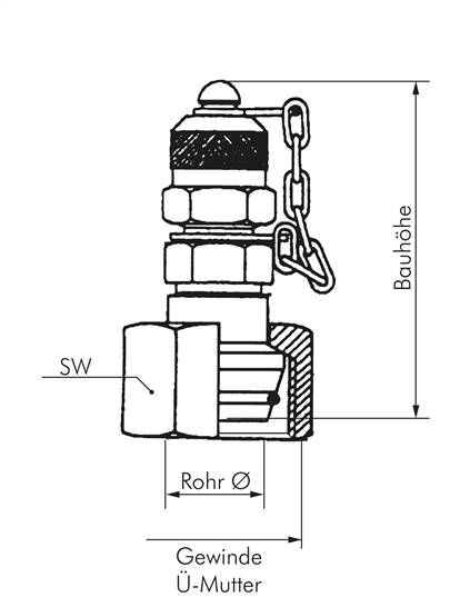 Messanschluss M16x1,5 - 6 L-Dichtkegel